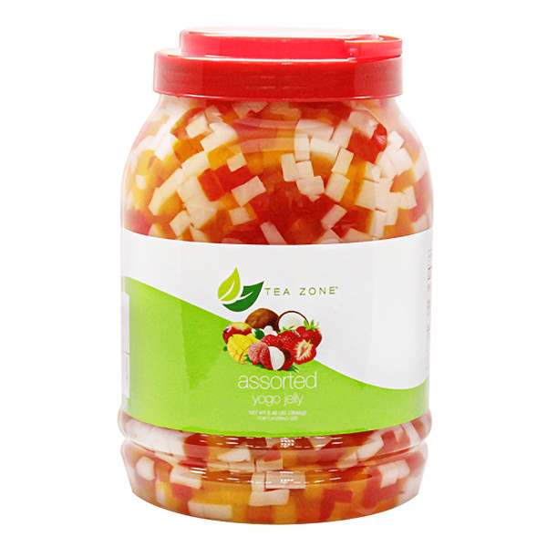 Zone Assorted Yogo Jelly (b2020, 8.5 Lbs) For Boba/milk Tea Or Smoothies