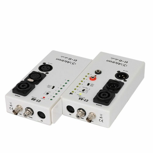 RJ11 Network Audio Cable Tester XLR Test Tool for RCA BNC TRS JACK SPEAKON - Afbeelding 4 van 6
