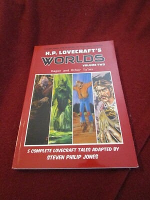 H.P. Lovecraft's Worlds - Volume Two by Steven Philip Jones (2017, TPB) SIGNED