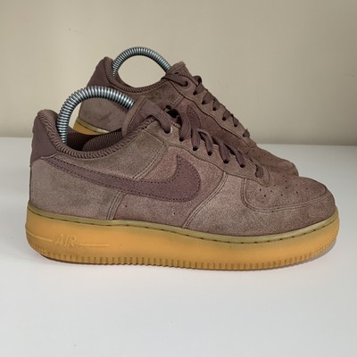 Nike Air Force 1 AF1 Low Suede Pink Rust Shoes Trainers Size UK5 / EU 38.5  | eBay