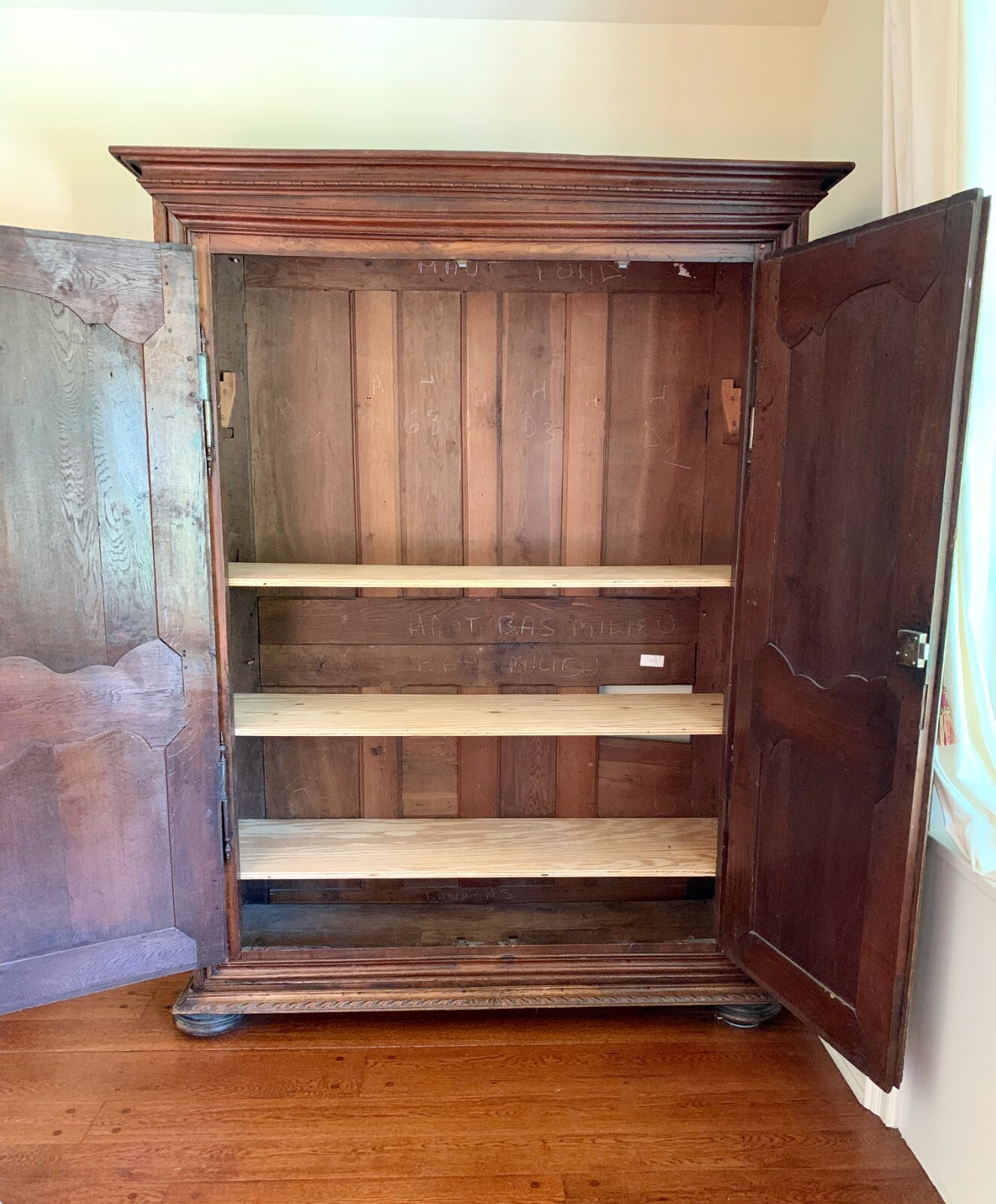 Antique Carved French Armoire Wardrobe eBay