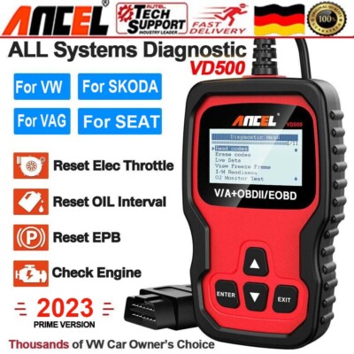 KFZ Fahrzeug OBD2 Diagnosegerät Auto Alle System EPB ABS Scanner fit für VAG