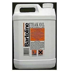 5 ltr bartoline - teak oil for wooden garden furniture oil
