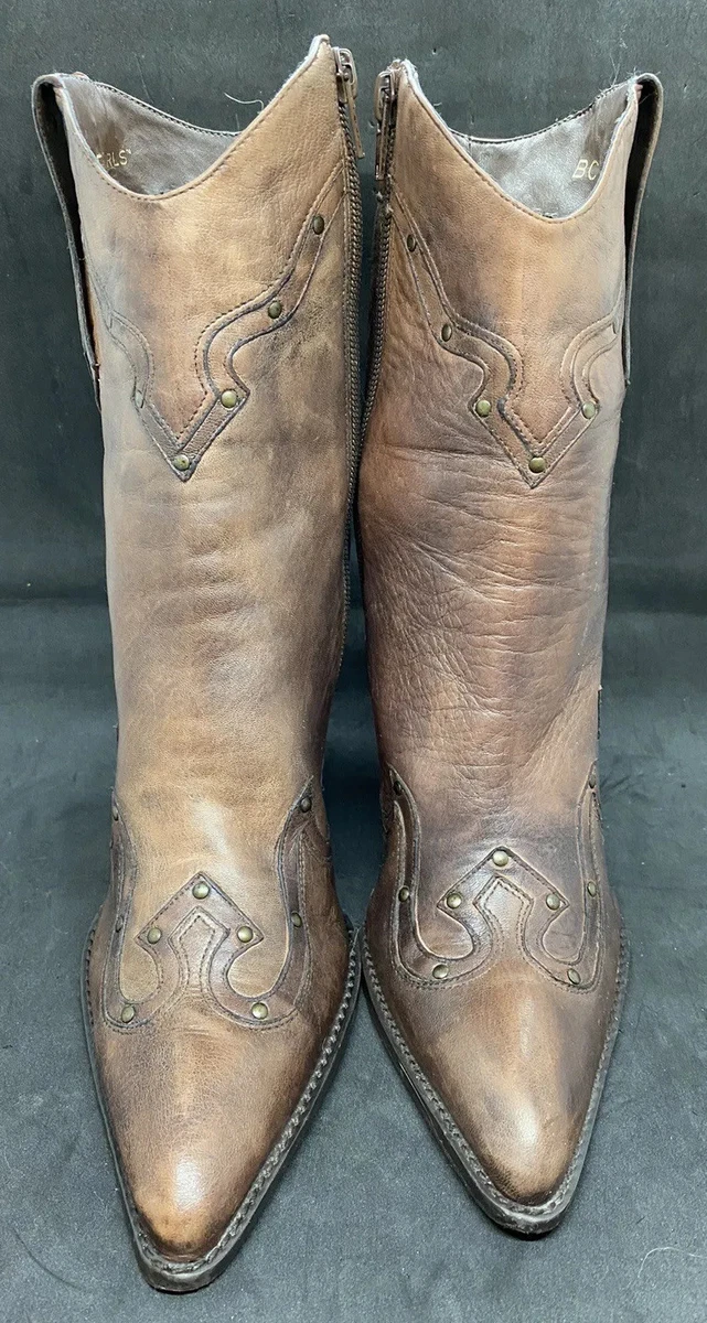 Wedge western boots cheap