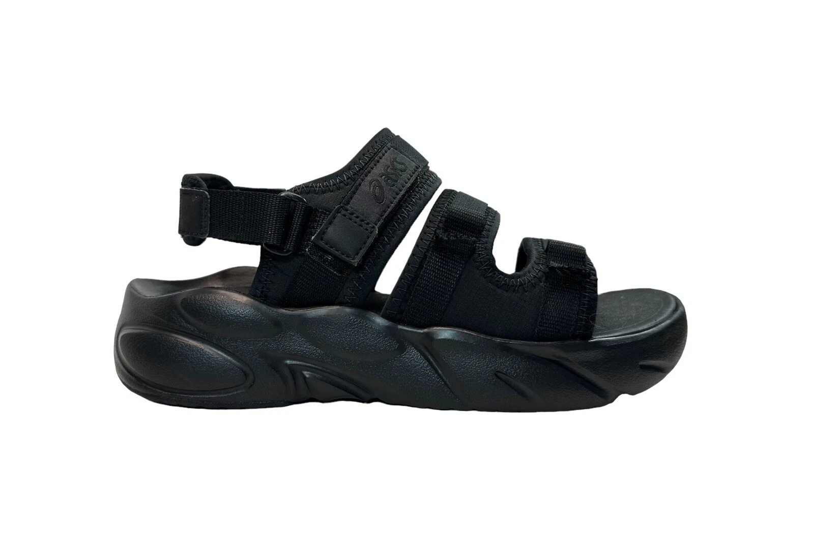 Scarpe da uomo Asics sandali bondali neri sintetici taglia 8