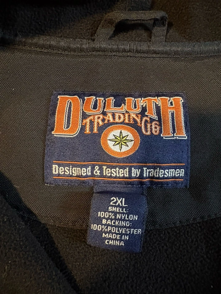 CHAQUETA DE TRABAJO DULUTH TRADING TRADESMAN'S Talla 2XL MULTI BOLSILLO UTILITARIA NEGRA Foto 3 de 4