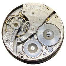 Waltham Grade 610 Pocket Watch Movement Size 16s 7j OF 1899 Model Parts F8846