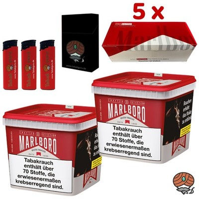 Marlboro Crafted Selection Mega Box Volumentabak 2x 230g, Rot Extra Hülsen