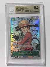 BGS 9.5 Monkey.D.Luffy (Manga Art Sec) OP13-118 - Carrying On His Will Foil