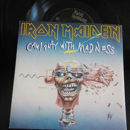Iron Maiden - Can I Play With Madness  7”  EXCELLENT CONDITION .