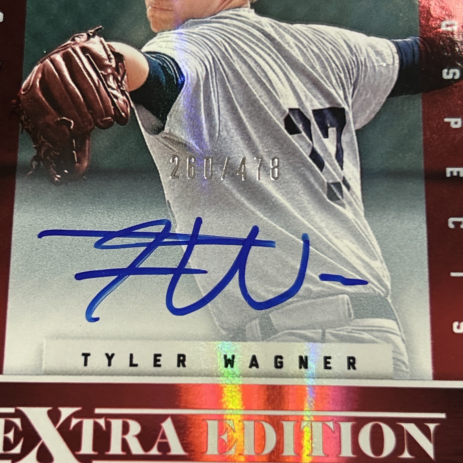 C38b #181 Tyler Wagner 2012 Elite Extra Edition Autograph/478 Milwaukee