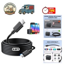 Ultimate 9.8FT Charger Cord for Switch 2 - Fast Charging  4K TV Dock Compatible
