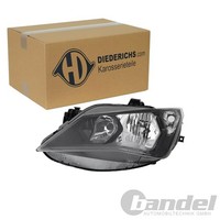 Diederichs Halogen Scheinwerfer Schwarz Links Passend FüR Seat Ibiza | 7427085