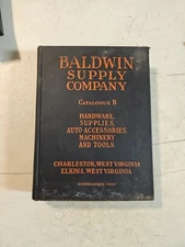 Antique 1922 Baldwin Supply Company Catalogue B. Hardware, Tools Car Accessories