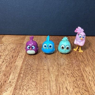 Angry Birds Heroes & Hatchlings Figure Lot Of 4 2016 