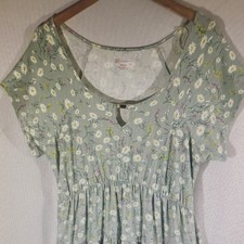 Y2K Dress Barn Babydoll Midi Dress Size 8, Purple Dark Fairy Empire Waist, Retro