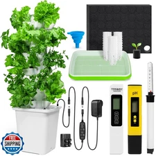 Carpathen Hydroponic Tower Growing System - Indoor Vertical Garde