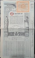 Renta Romona Titlu 1000 Franci Aur 5% 1929