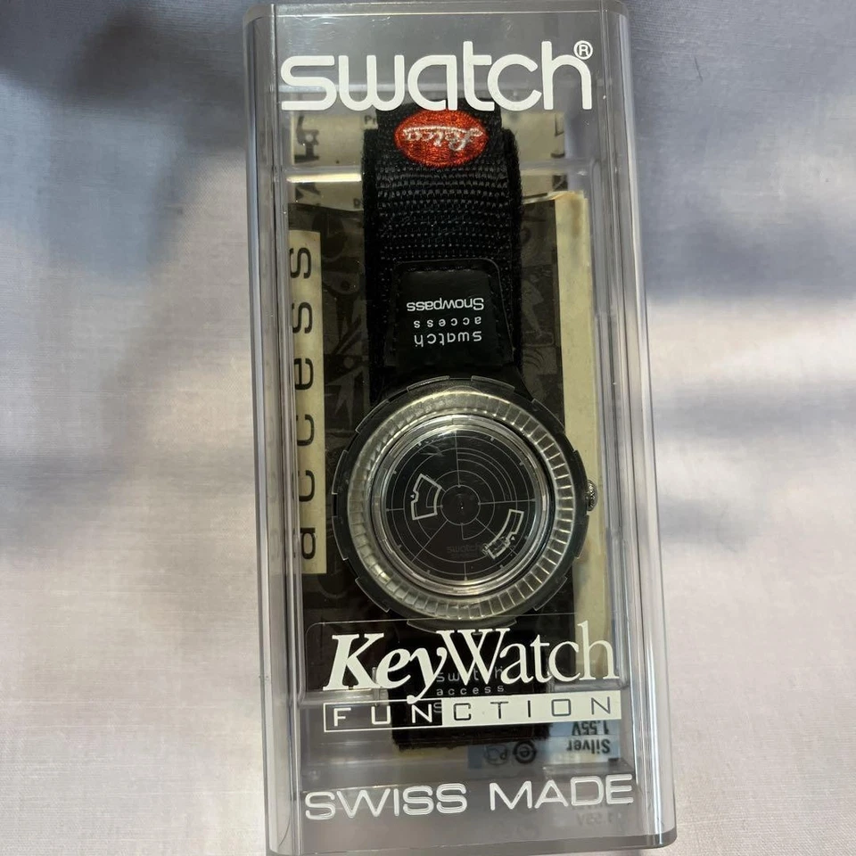 Leica Swatch Hombre Cuarzo Redondo Plateado Analógico Con Caja Foto 2 de 4