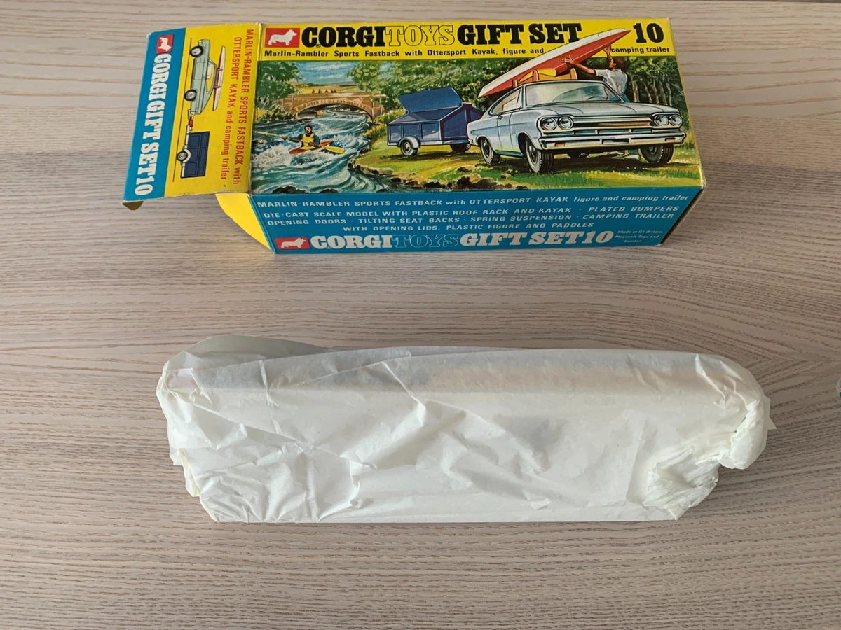 CORGI TOYS GIFT SET 10 MARLIN RAMBLER KAYAK REMORQUE NEUF BOÎTE ORIGINE