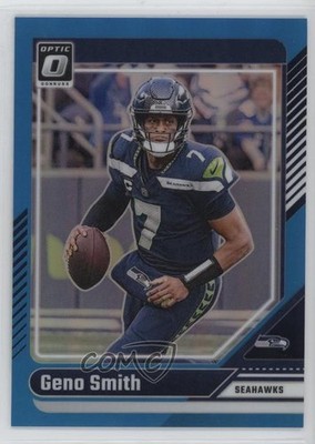 2024 Panini Donruss Optic Aqua Prizm 163/299 Geno Smith #177 4pn