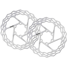 Premium Galfer 160mm Silver Road Bike Rotors | High Carbon Stainless Steel,
