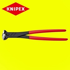 Image of KNIPEX 6801280 End Cutting Nippers 280mm Steel Fixers PVC Grip w/ Cutting Edges