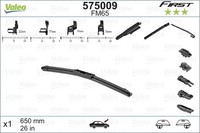 1X Valeo 575009 Wischblatt FüR Opel Vauxhall Fiat Saab Suzuki