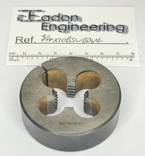 3/4" x 10TPI BSW (British Standard Whitworth) Button Die, HSS. By Dormer.