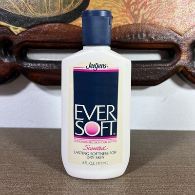 Vintage 1988 Jergens Ever Soft Scented Lotion 6oz Bottle Movie Prob Decor 80s