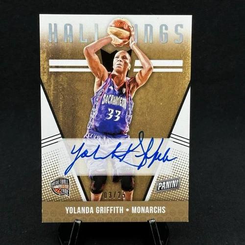 2020 Panini Yolanda Griffith Auto Hall Kings On Card Auto /25 Monarchs WNBA HOF
