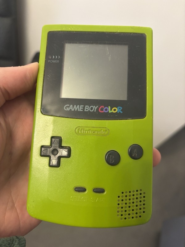 Gameboy Colour Lime Green Game Console