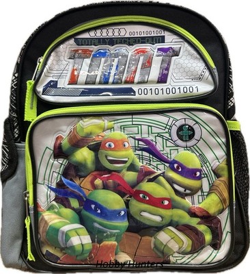 Small Backpack - Teenage Mutant Ninja Turtles - TMNT White 12'' School Bag NEW