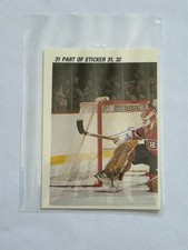1988-89 O-Pee-Chee Stickers #31 Canadiens/Bruins/Action Patrick Roy