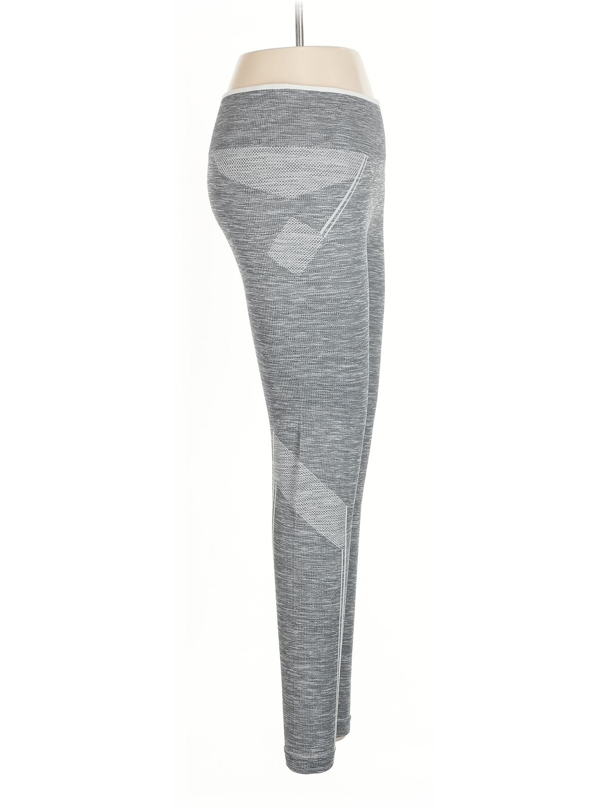 Saucony Women Gray Active Pants M thumbnail 3