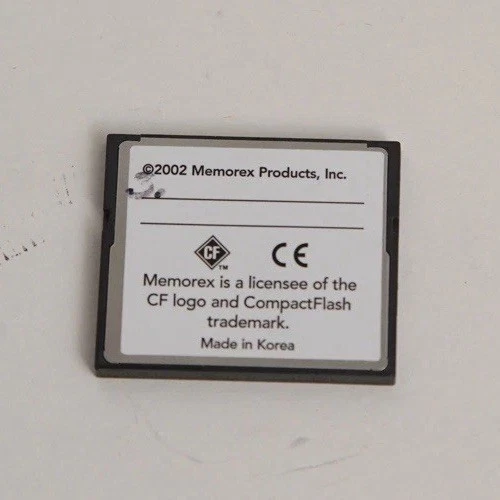 Memorex 128 Mb Compact Flash Cf Memory Card Camera - Image 2 of 2