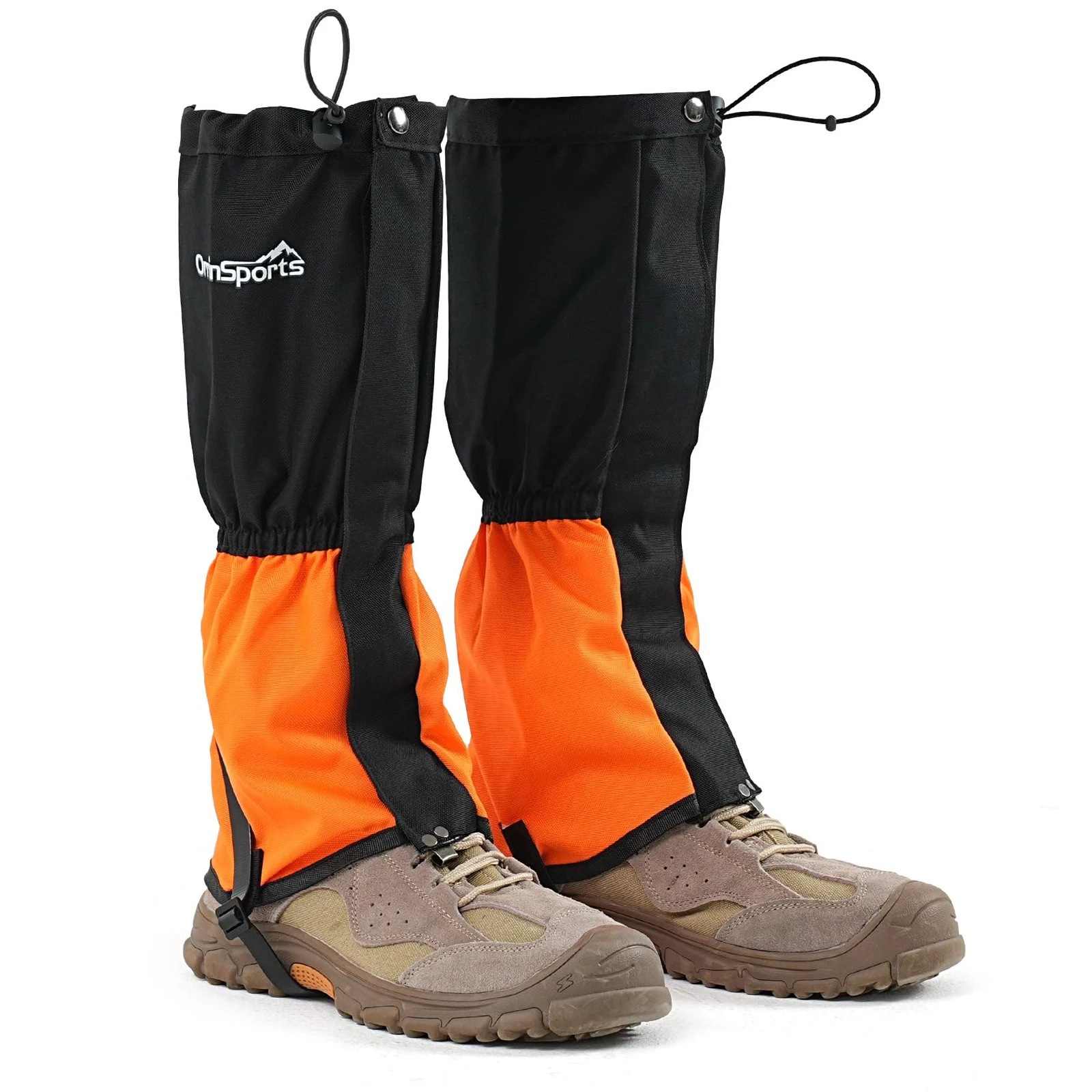 Waterproof Hiking Gaiters, Outdoor Snow Boot Gaiters (Orange, M)
Opens in a new window or tab