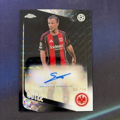 Topps Chrome UCC 2025/2026 Mario Götze Geometric Autograph Auto /10 Frankfurt