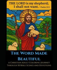 Word Made Beautiful Christian coloring book and devotional Bible Christmas gift