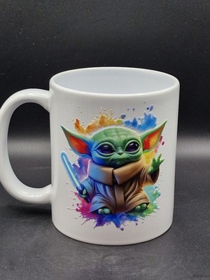 Neu Grogu Tasse Star Wars Fan Art Baby Yoda The Mandalorian The Child Geschenk verpackt