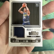 2023-24 Panini Contenders - Rookie Ticket Swatches Jalen Pickett #RTS-PKT (MEM,