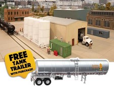 Walthers Cornerstone HO Corn Syrup Transfer Transload Facility Kit with Fr B4181