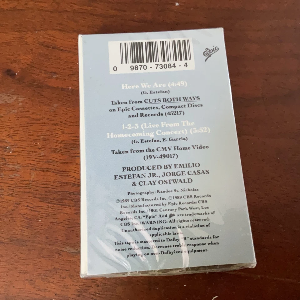 Gloria Estefan - Here We Are Cassette Single SEALED - Image 4 of 4
