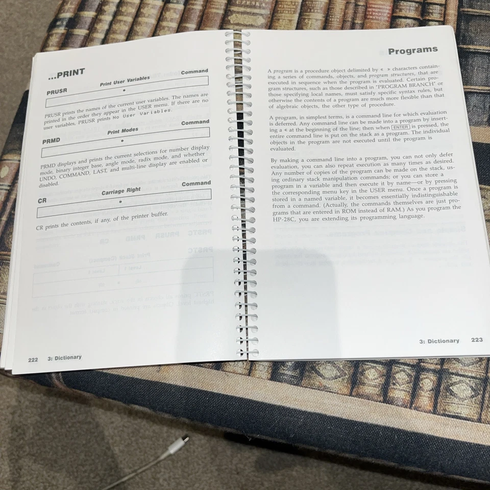 Hewlett-Packard HP-28c Reference Manual - Image 3 of 4