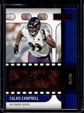 2021 Chronicles Calais Campbell Signature Series Red Auto #/99 Ravens