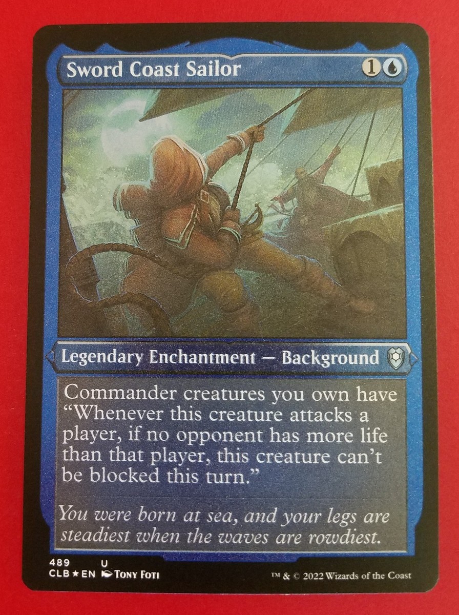 1x Sword Coast Sailor | FOIL-ETCHED | Battle for Baldur's Gate