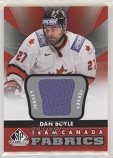 2012-13 SP Game Used Edition Team Canada Fabrics Dan Boyle #TC-3 0a4