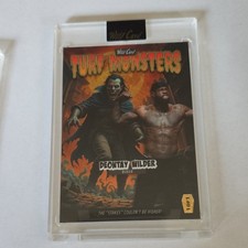 2025 Wild Card Turf Monsters Deontay Wilder One of One Boxing Card