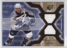 2006-07 SPx Rookie Auto Jersey 84/1299 Shea Weber #174 Auto HOF 7b5