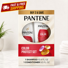 Pantene Pro-V Radiant Color Shine Shampoo and Conditioner Set, 10.4  9.0 fl oz